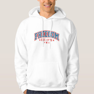 Vintage Freedom 1776 Patriotic Arch American Herit Hoodie