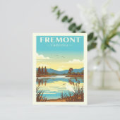 Vintage Fremont California Briefkaart (Staand voorkant)