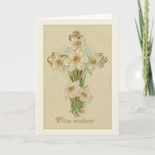 Vintage French Easter Greeting Card Feestdagen Kaart