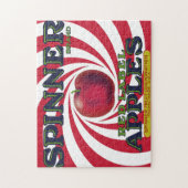 Vintage Fruit Crate Étiquette 12 Jigsaw Puzzle (Vertical)