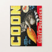 Vintage Fruit Crate Étiquette 4 Jigsaw Puzzle (Vertical)