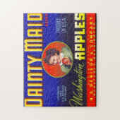 Vintage Fruit Crate Étiquette 5 Jigsaw Puzzle (Vertical)