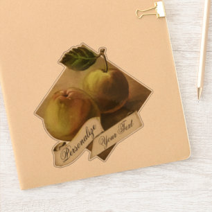 Vintage-fruitkwekerijen: appels Sticker