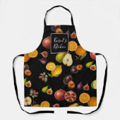 Vintage Fruits Apron (Customize) Schort (Voorkant)
