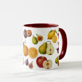 Vintage Fruits Mug (Customize) (Devant droit)