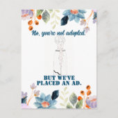 Vintage Funny Sarcastic Line Art Femme Carte posta (Devant)