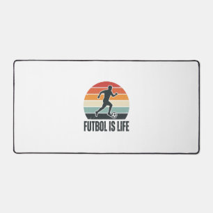 Vintage Futbol est la vie Conception de maillot de