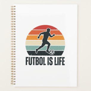 Vintage Futbol Est La Vie Conception De T-Shirt De