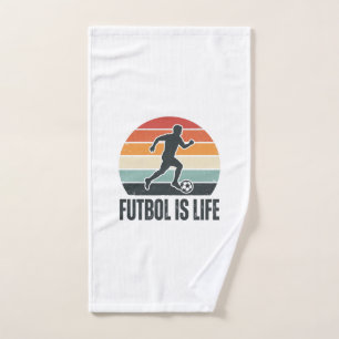 Vintage Futbol Est La Vie Conception De T-Shirt De