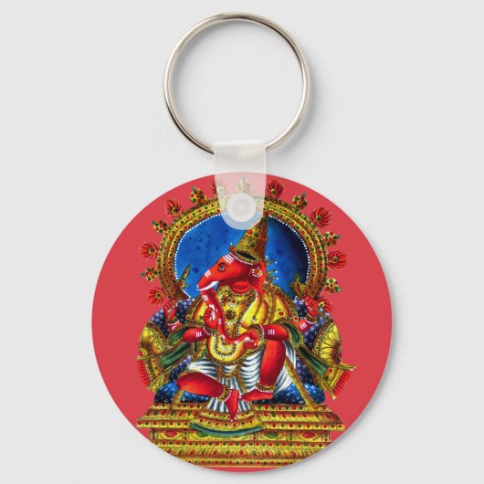 Vintage Ganesh Sleutelhanger (Voorkant)