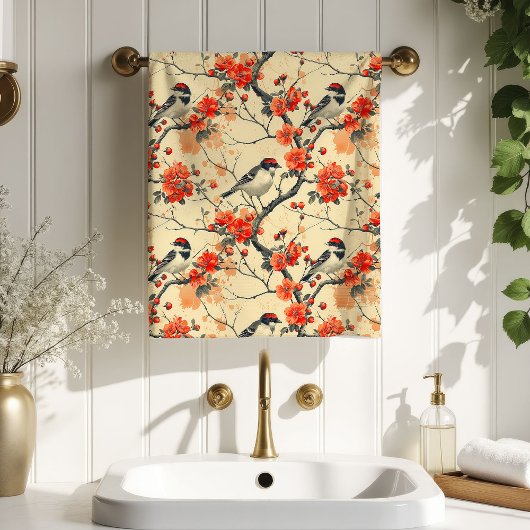 Vintage Garden Towel Fall Gift for Grandparents