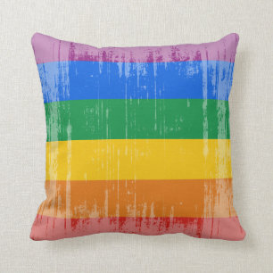 Vintage Gay Pride Vlag Kussen