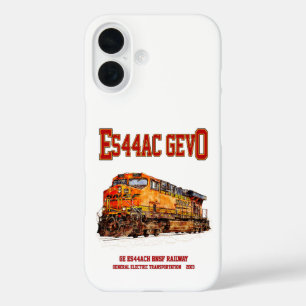 Vintage GE ES44AC GEVO diesellocomotief iPhone 16 Hoesje