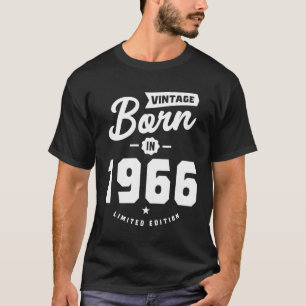Vintage geboren in 1966 t-shirt
