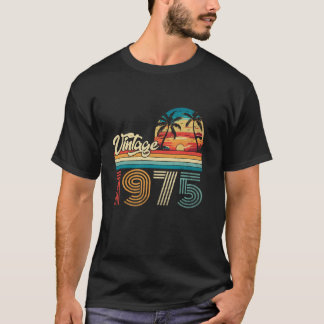 Vintage geboren in 1975 50ste verjaardagscadeau 50 t-shirt