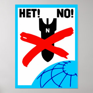 Vintage Geen Sovjet-Nukes Poster