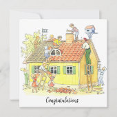 Vintage Gefeliciteerd met je nieuwe thuis (Voorkant)