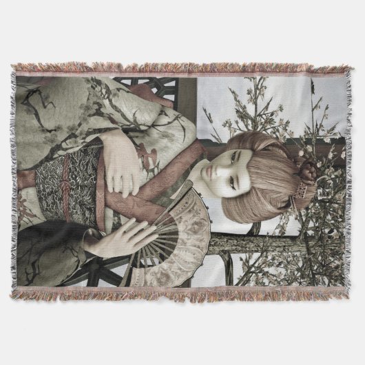 Vintage Geisha Deken (Voorkant)