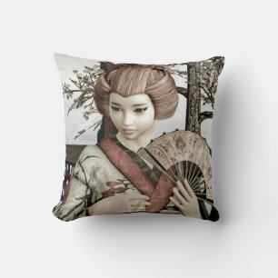 Vintage Geisha Kussen