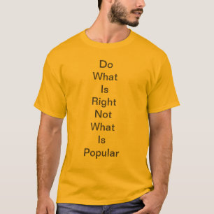 vintage gele/gouden woorden van wijsheid t-shirt