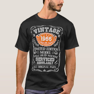 Vintage gemaakt in 1966 55e vijfdaagse GIft 55 jaa T-shirt