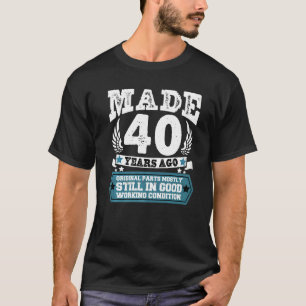 Vintage gemaakt in 1982 40 jaar oud origineel deel t-shirt