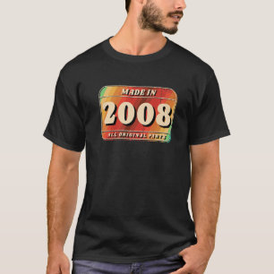 Vintage gemaakt in 2008 Bord oorspronkelijke onder T-shirt