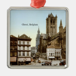 Vintage - Gent, België Metalen Ornament