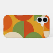 Vintage Geometric Composition iPhone 16 Hoesje (Achterkant horizontaal)