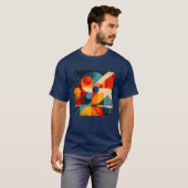 Vintage Geometric Symphony T-shirt (Voorkant volledig)