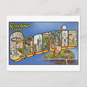 Vintage Georgië Briefkaart
