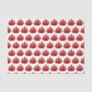 Vintage gestileerd rood zee koraal #2 Tissue Paper Tissuepapier