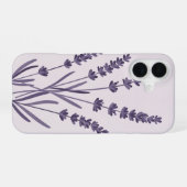 Vintage gestileerde lavendel iPhone 16 hoesje (Achterkant horizontaal)