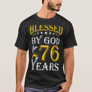 Vintage Gezegende God Voor 76 T-shirt