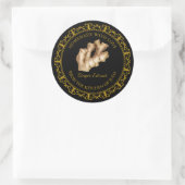 Vintage Gingembre fait maison Extrait Étiquette l (Sac)