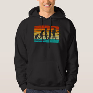 Vintage Gitarist Design Gitarist I Retro Evo Hoodie