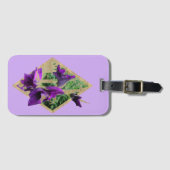 Vintage Gladiole Gepäckanhänger Bagagelabel (Voorkant (horizontaal))