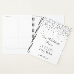 Vintage Glam Silver Confetti Mariage