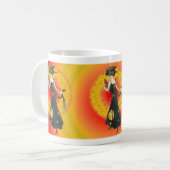 Vintage Glamour Girl Mug (Devant gauche)