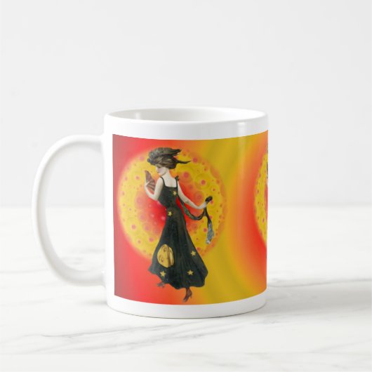 Vintage Glamour Girl Mug (Gauche)