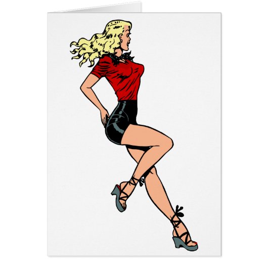 Vintage Glamour Girl Next Door, Blonde Bombshell (Voorkant)