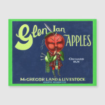 Vintage Glen Ian Appels Logo, Hooper, Washington,