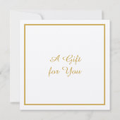 Vintage Gold Photography Gift Certificate Sjabloon (Achterkant)