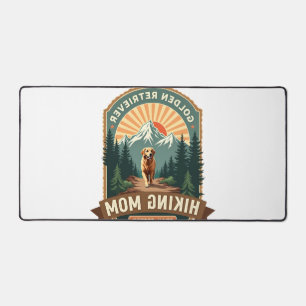 Vintage Golden Retriever Wandelende Moeder Trail G Bureaumat