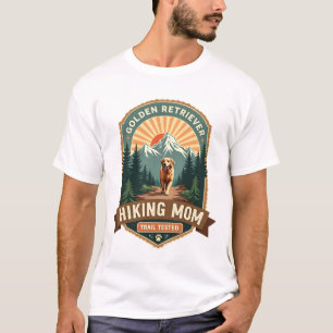 Vintage Golden Retriever Wandelende Moeder Trail G T-shirt