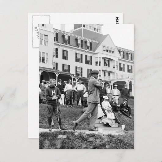 Vintage Golf, 1890s Briefkaart (Voorkant / Achterkant)