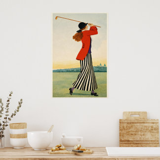 Vintage Golf - Kunstprint Poster