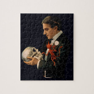 Vintage Goochelaar, Thurston Houdt een Menselijke  Legpuzzel