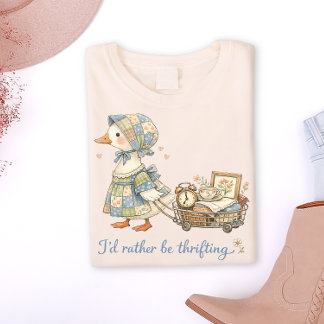 Vintage Goose “I’d Rather Be Thrifting” Tee T-shirt