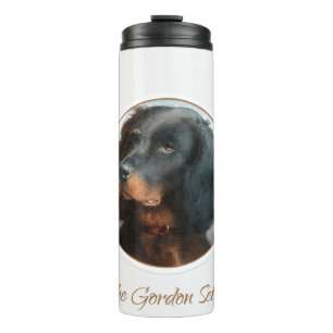 Vintage Gordon Setter Thermosbeker